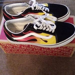 Old skool flame vans